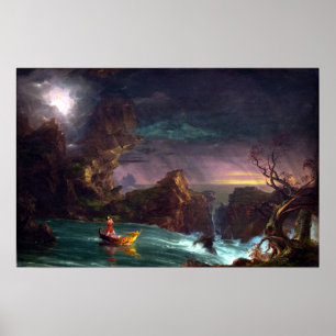 Poster Thomas Cole Le Voyage de la vie