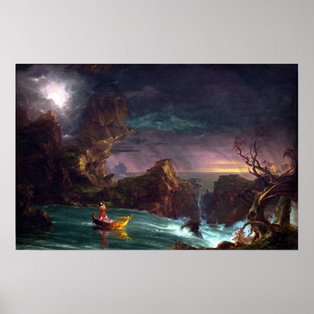Poster Thomas Cole Le Voyage de la vie (Devant)