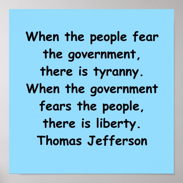 Poster thomas jefferson (Devant)