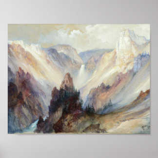 Poster Thomas Moran, Le Grand Canyon du Yellowstone