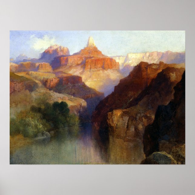 Poster Thomas Moran Zoroaster Peak (Devant)