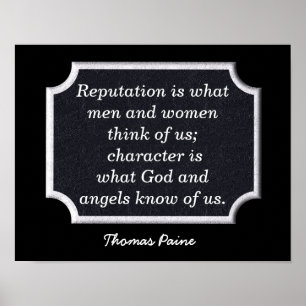 Poster Thomas Paine - Art print - devis