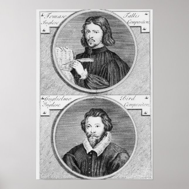 Poster Thomas Tallis et William Byrd (Devant)