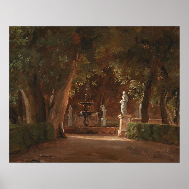 Poster Thorald Laessoe - Gartenpromenade (Devant)