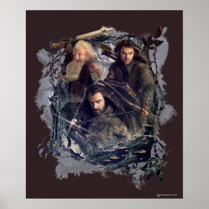 Poster Thorin, Kili et Balin Graphic