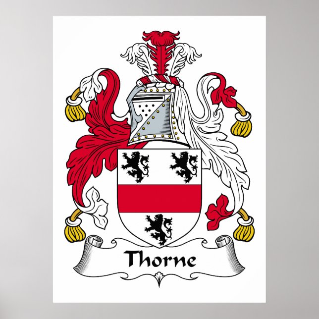 Poster Thorne Family Crest (Devant)