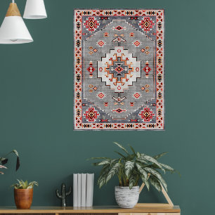Poster Threads intemporels : Patrimoine Boho Geometry mar