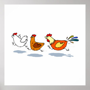Poster Three Chicks
