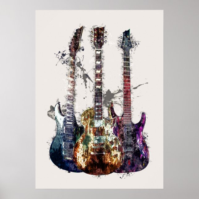 Poster Three Guitars (Devant)