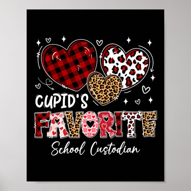 Poster Three Hearts Cupid's Favorite School Custodian Val (Devant)