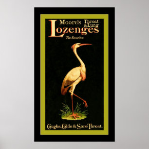 Poster Throat de Moore et Lozenges pulmonaires~Médecine V