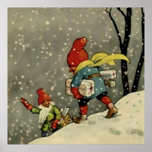 Poster “Through the Snowstorm” by Jenny Nystrom