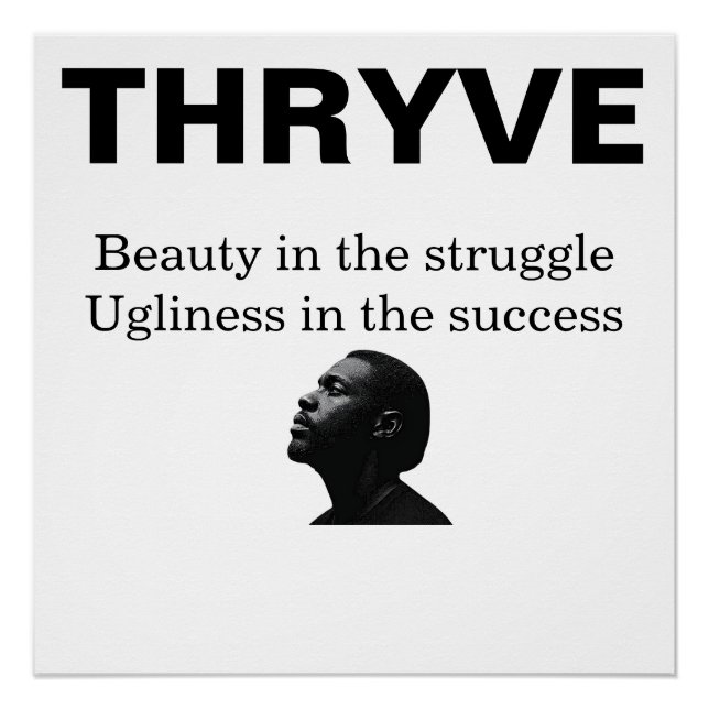 POSTER THRYVE ABOVE (Devant)