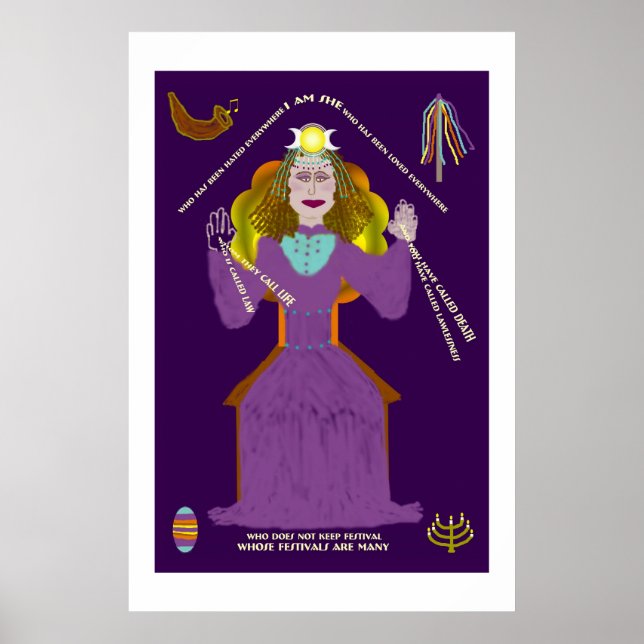 Poster Thunder #2-'Je Suis Elle (Devant)