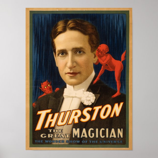 Poster Thurston, Diable lui racontant des secrets Magie (Devant)