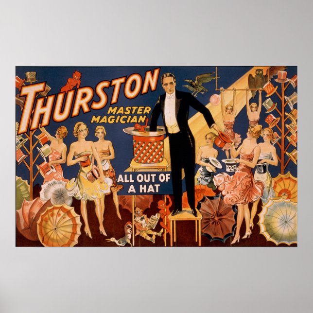 Poster Thurston Master Magicien (Devant)