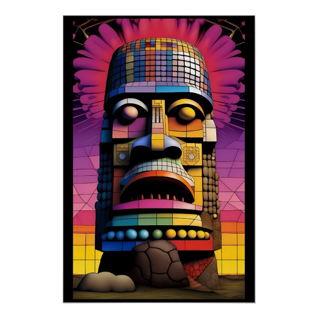 Poster Ti-Tiki - Ken Gage Art (Devant)