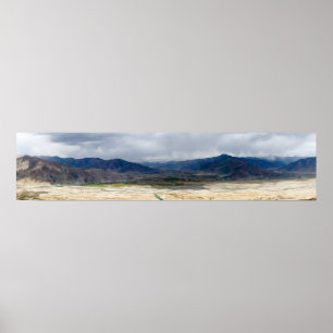 Poster Tibet - Monastère bouddhiste de Ganden