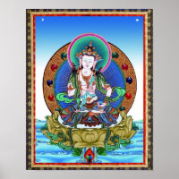 Poster Tibétain Thangka Vajrasattva Tattoo Mandala