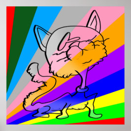 POSTER TICKLE ME SILLY CAT