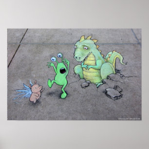 Poster Tiens, Dragons