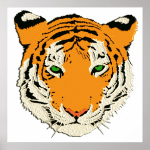 POSTER TIGER HEAD