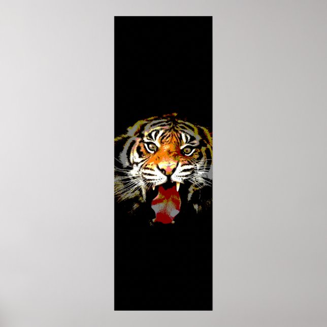 Poster Tiger Imprimer - Posters style Pop Art (Devant)