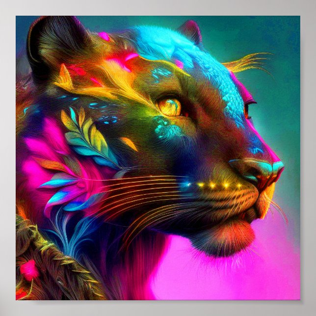 Poster Tiger Portrait (Devant)