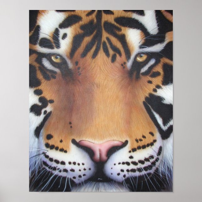 Poster Tiger Portrait (Devant)