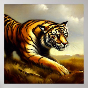 Poster Tigre (7) Chat sauvage