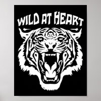 Tigre blanc rugissant | Sauvage au coeur