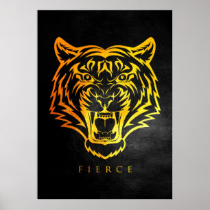 Poster Tigre de fer