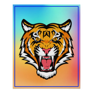 Poster Tigre torride tête-25818 Mug de voyage