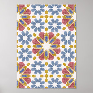 Poster Tile marocaine