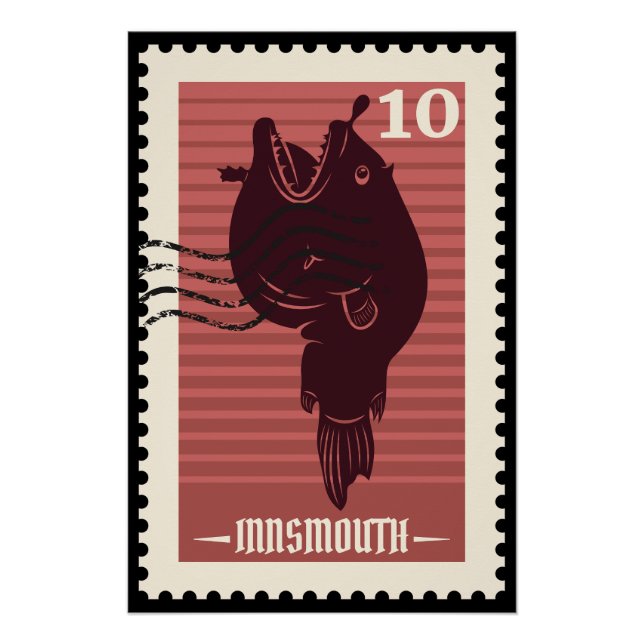 Poster Timbre de poste d'Innsmouth (Devant)