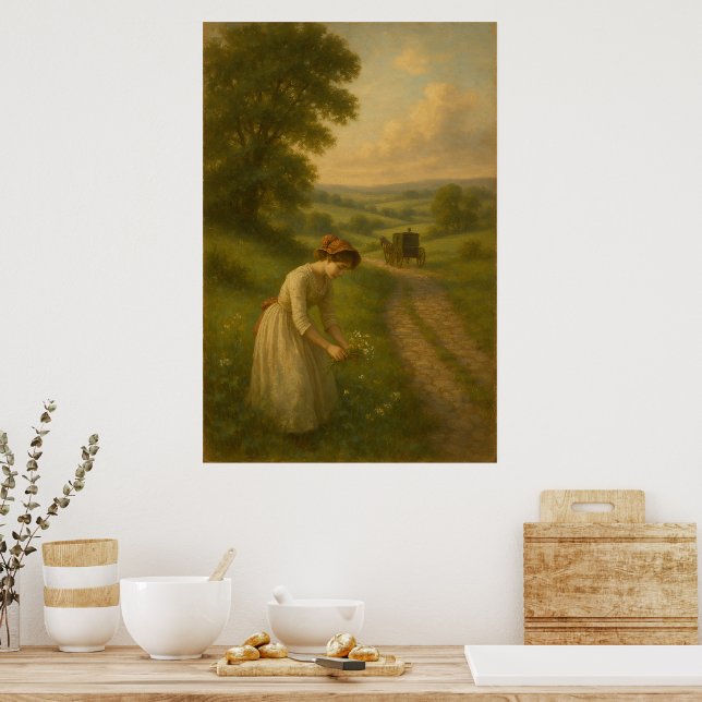 Poster Timeless Countryside | British Landscape Wall Art (Cuisine)