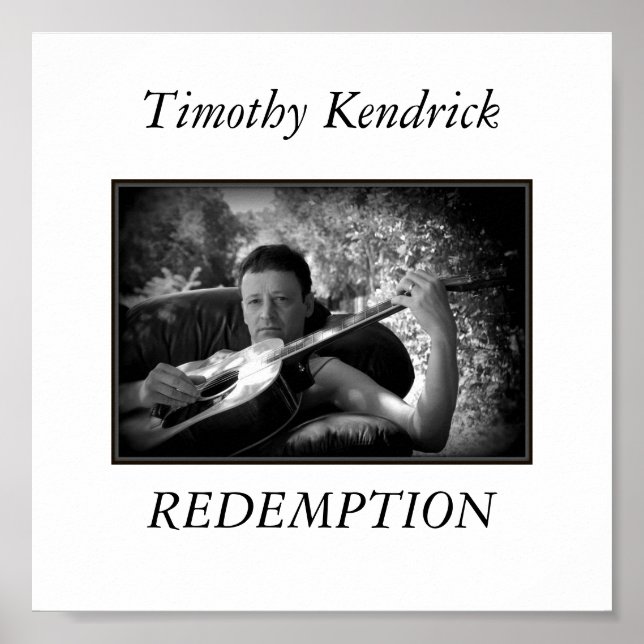 Poster Timothy Kendrick REDEMPTION (Devant)