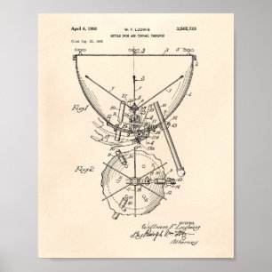 Poster Timpani 1950 Brevet Art - Vieux Poivre