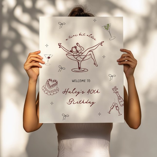 Poster Tini Bit Plus Ancienne Main Quirky Dessinée Bienve (Créateur téléchargé)