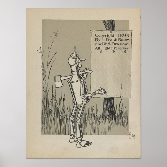 Poster Tinman Copyright 1899 (Devant)