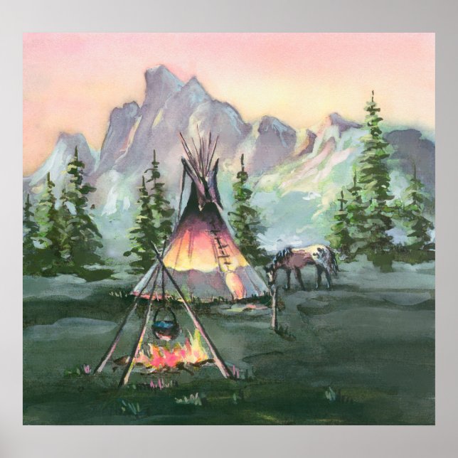 Poster TIPI FILS par SHARON SHARPE (Devant)