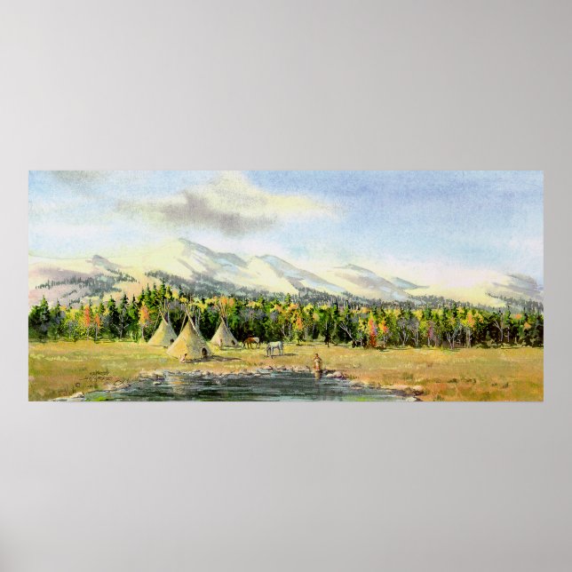 Poster TIPIS D'AUTOMNE par SHARON SHARPE (Devant)