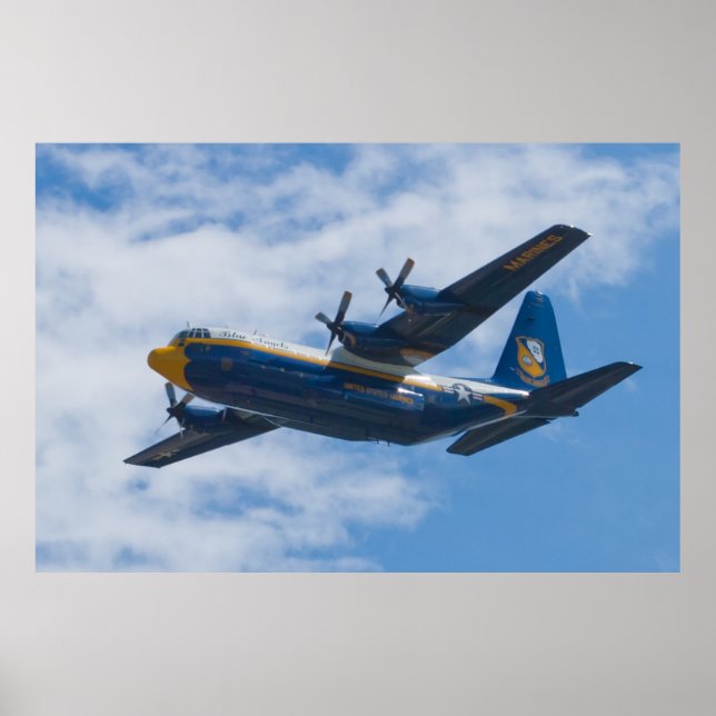 Poster Tir latéral de Blue Angels C-130 Fat Albert (Devant)