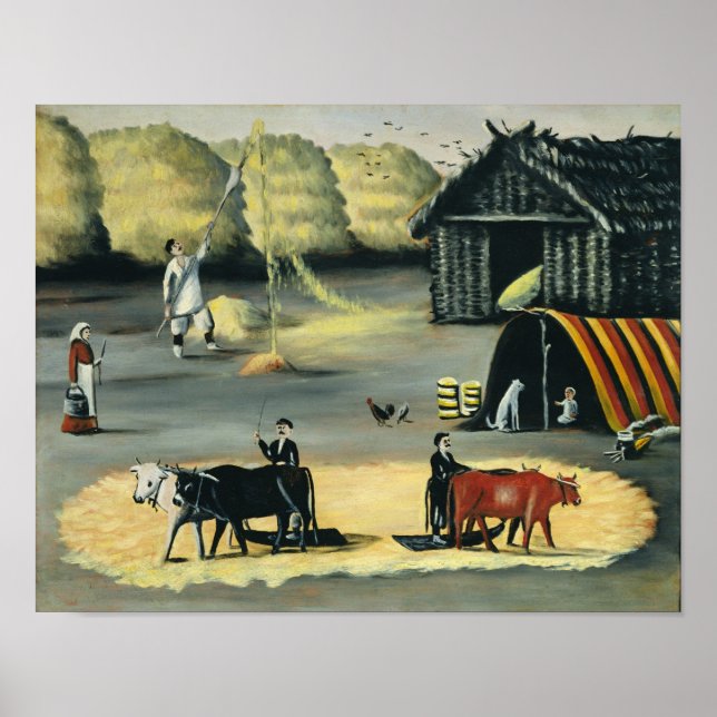 Poster Tir le sol dans un pays géorgien (Devant)