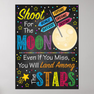 Poster Tir Pour L'Affiche De La Lune