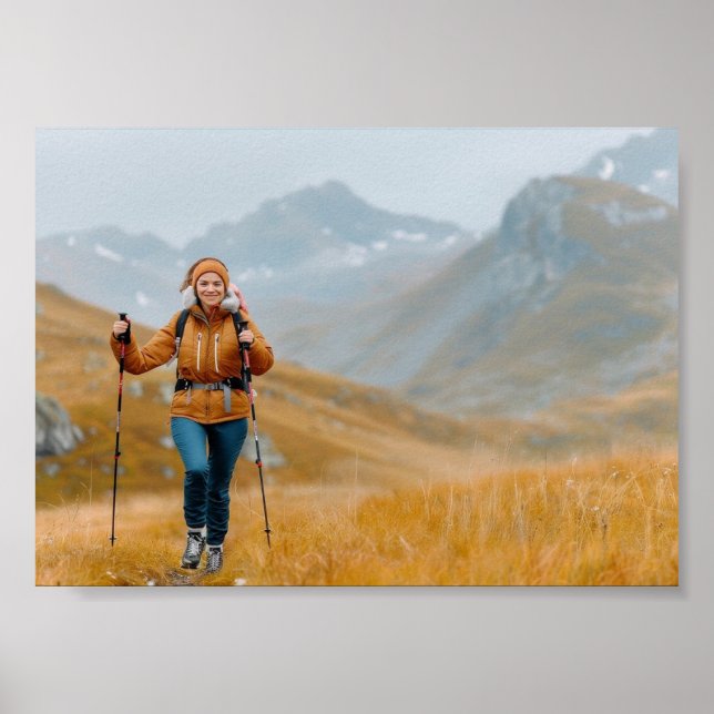 Poster Tirage photo personnalisé 7x5 – Cadeaux photo pers (Devant)