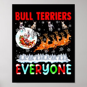 Poster Tirages Terriers pour tout le monde Xmas propriéta