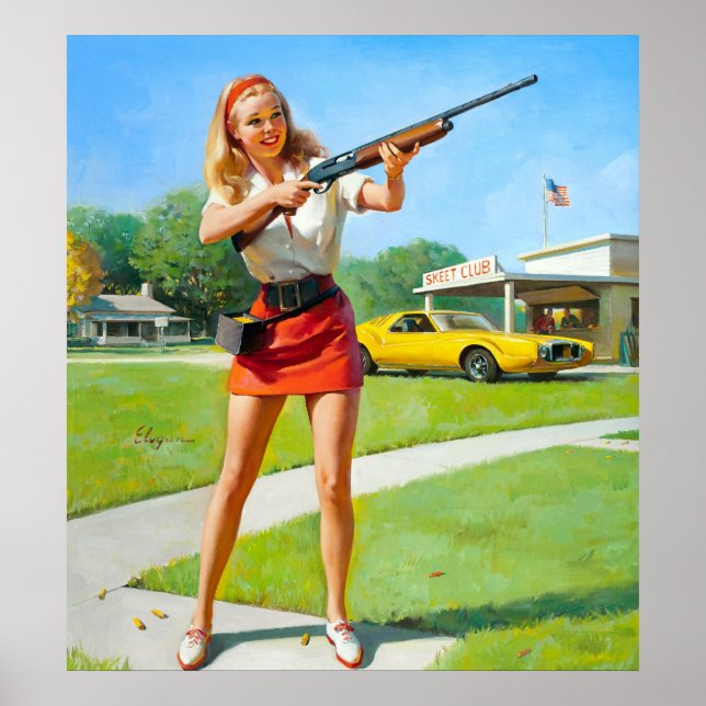 Poster Tirer vers le haut (Devant)