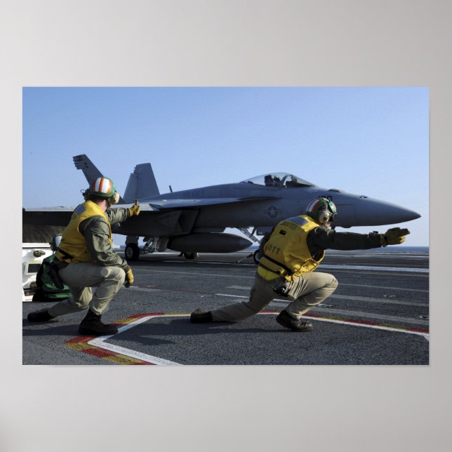 Poster Tirs à bord du USS George HW Bush (Devant)