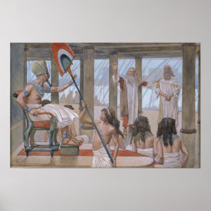 Poster Tissot - Moïse parle à Pharaon 1896